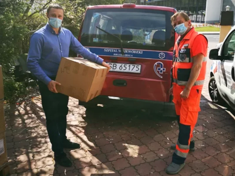 PRZEKAZANA DAROWIZNA DLA SZPITALA WOJEWÓDZKIEGO w Bielsku-Białej