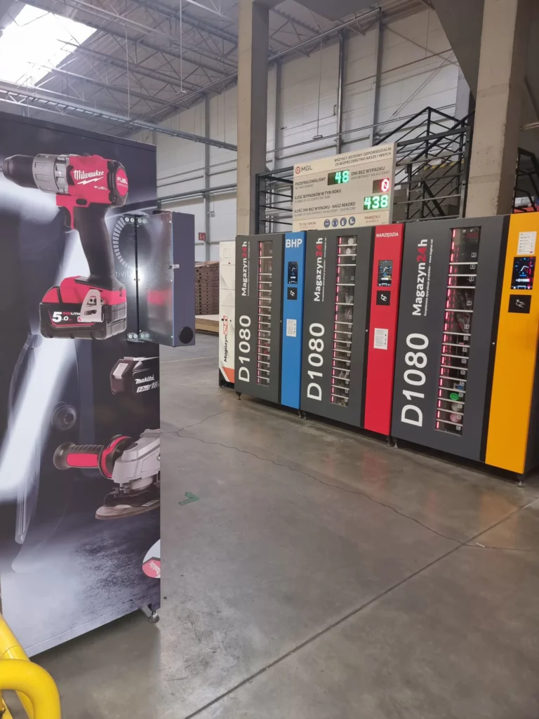 INSTALACJA KOLEJNYCH AUTOMATÓW WYDAJĄCYH 1