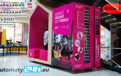 Instalacja automatu w Manufakturze w Łodzi