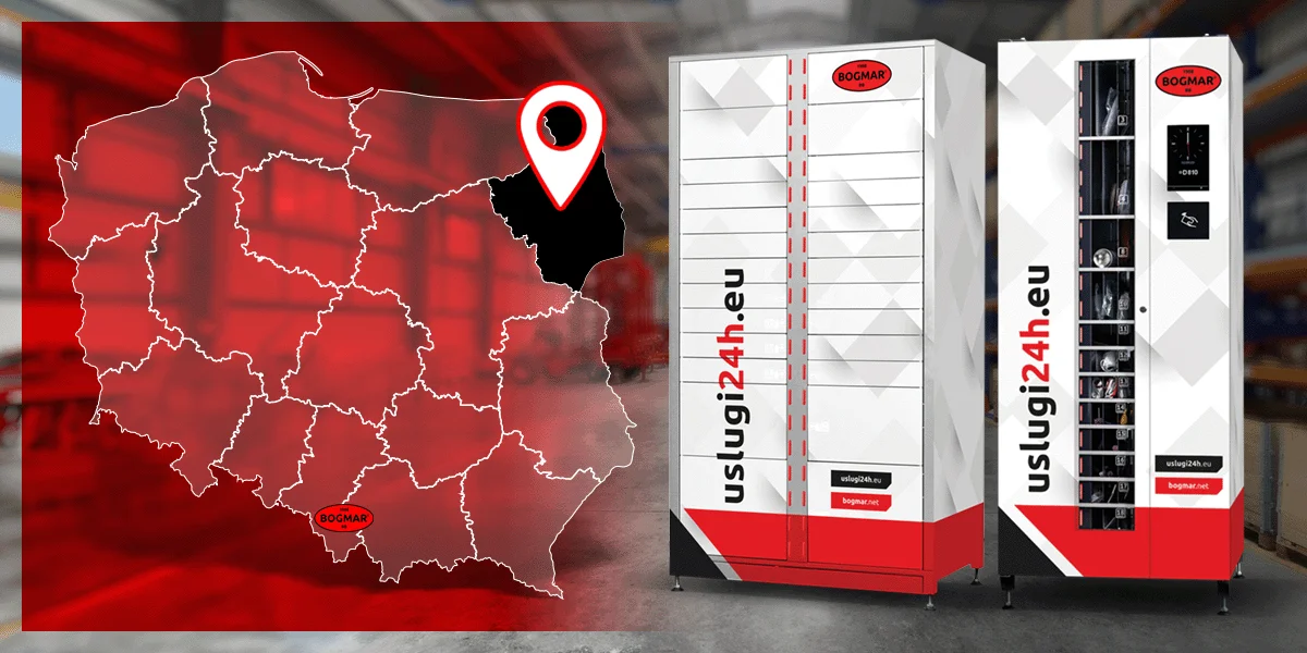 Automaty wydające BHP województwo podlaskie Automaty wydające BHP województwo podlaskie