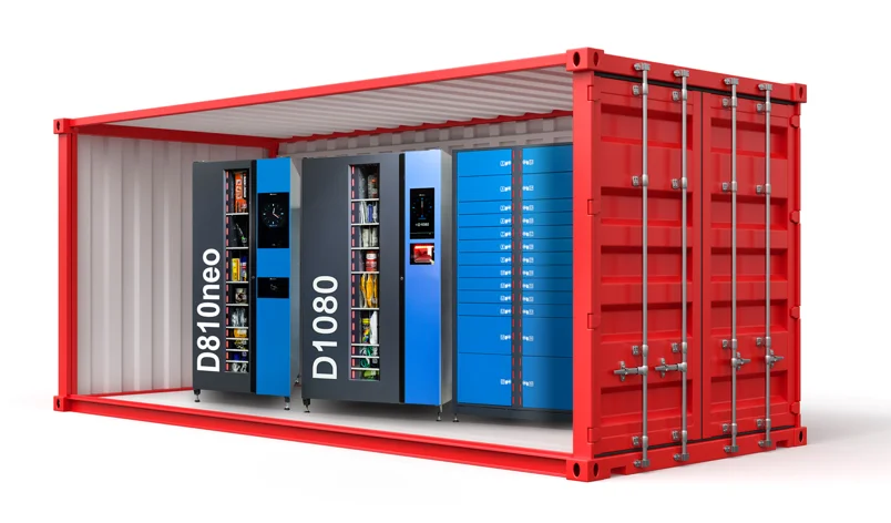 kontener na automaty wydające